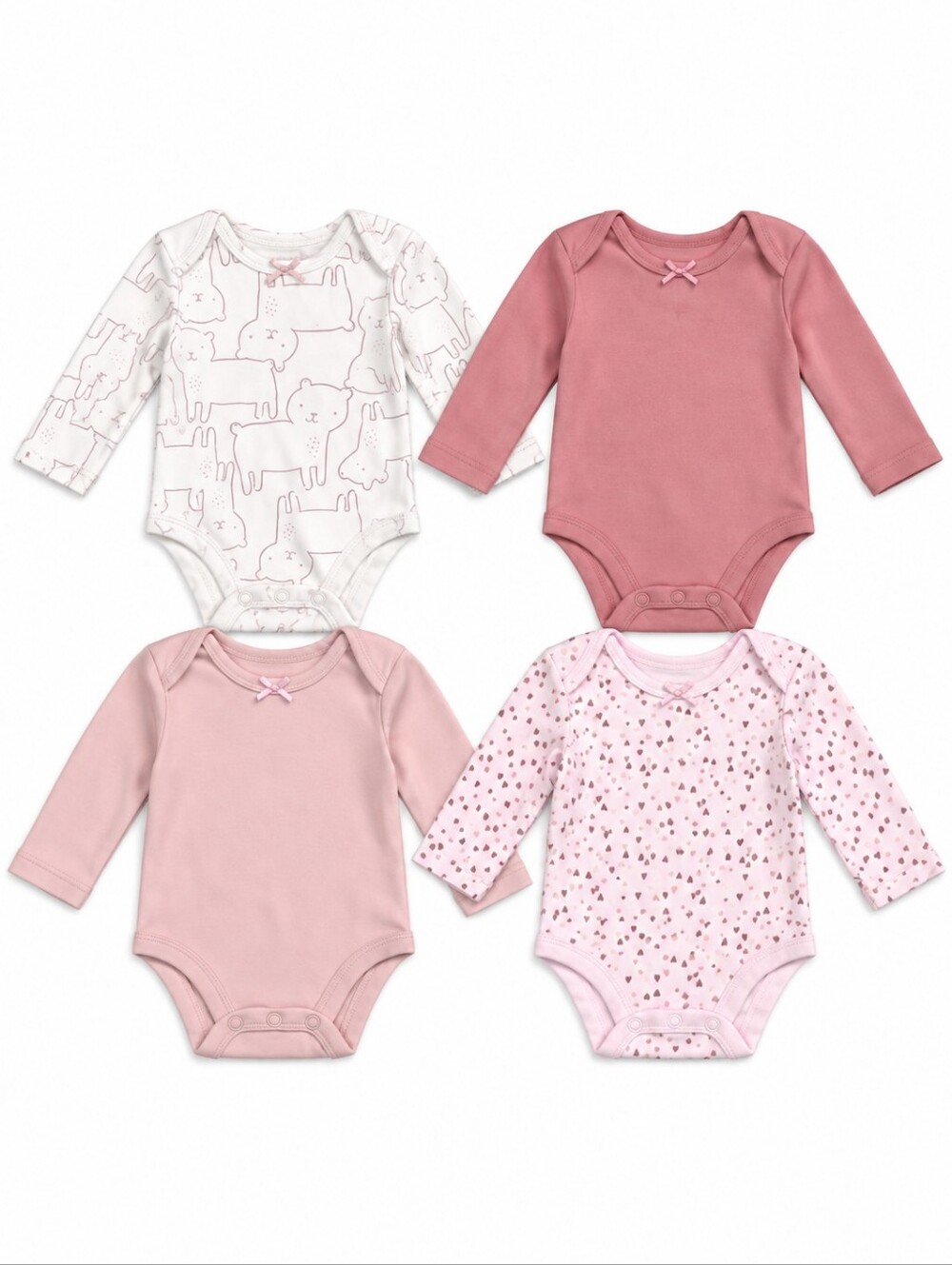 Carter's Child Of Mine 4 Piece Long Sleeve Onesie Newborn